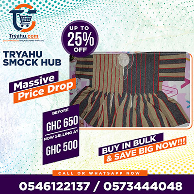 Quality Ghanaian Smocks Online | Premium Fugu by Tryahu